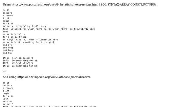 Databases: pl/pgsql: Dynamicly get a column name from a record (3 Solutions!!) смотреть онлайн