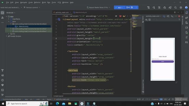 What is Difference Between tools:text and android:text in Android Studio Kotlin смотреть онлайн