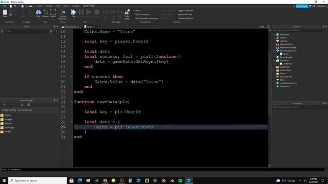 How to save a player's data! (DataStores) | Roblox Studio смотреть онлайн