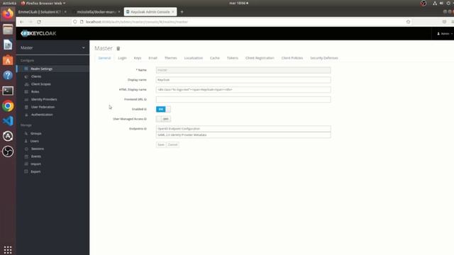 Applicazioni sicure con KEYCLOACK e DOCKER смотреть онлайн
