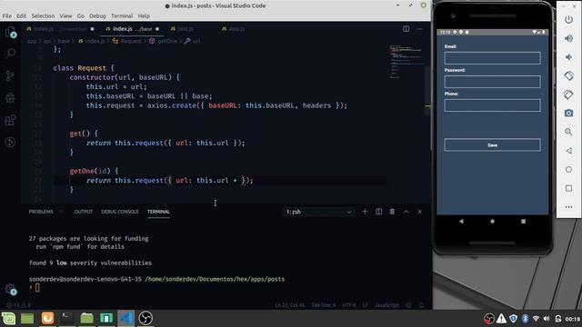 Curso de React Native desde Cero - Capitulo 25 Axios (Estructura) смотреть онлайн