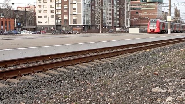 Электропоезд! ЭС2Г с сообщением Калининград Светлогорск. смотреть онлайн