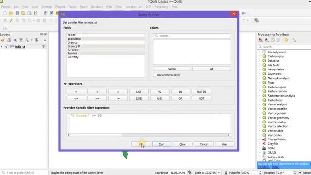 Query Building in QGIS || QGIS Basics Part 6 || смотреть онлайн