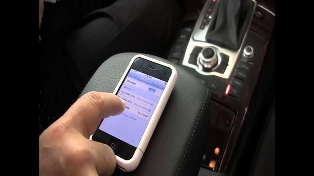 Pairing your iPhone with your Audi смотреть онлайн