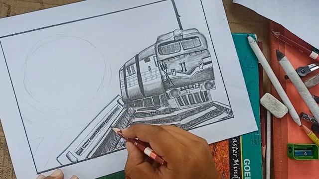 sketch of train accident#simple drawing#the art creative class смотреть онлайн