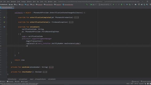 Kotlin number verification using Firebase phone authentication (Chat App Part 2) смотреть онлайн