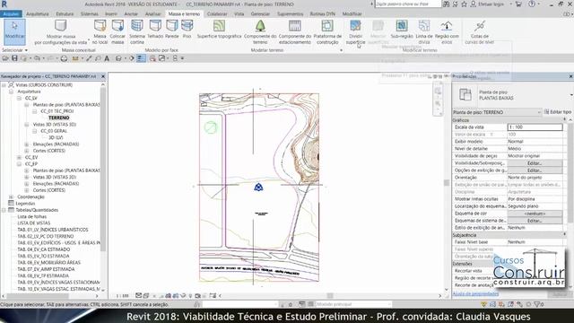 Revit Viabilidade Aula 3.4: Importando o terreno do AutoCAD e criando a topografia смотреть онлайн