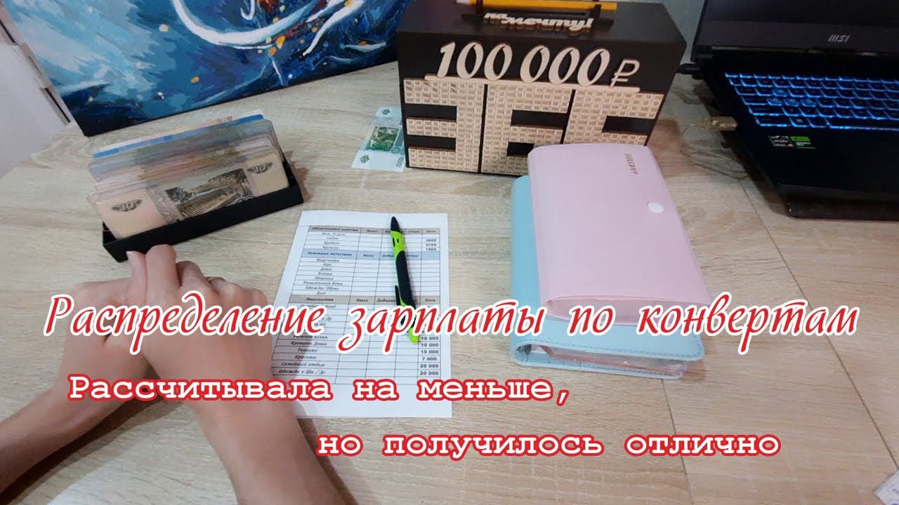 Метод конвертов распределение зарплаты по категориям июнь 2024