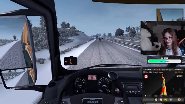 АННА С ПРИЦЕПОМ ВЕРНУЛАСЬ ➽ EuroTruck Simulator 2 Beyond The Baltic Sea DLC # 13