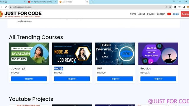 P-1 CRUD || CREATE || READ || UPDATE || DELETE || CRUD IN REACT || REACTJS CRUD OPERATIONS #reactjs смотреть онлайн