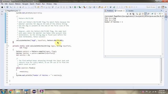 How to use multiline flag? | Java Regex | Java Regular Expressions | Regex in java смотреть онлайн