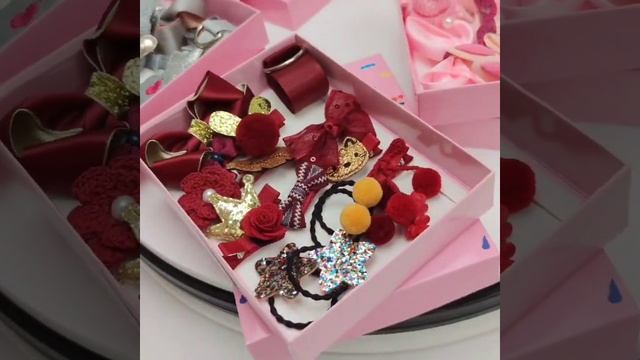 Ассортимент аксессуары для волос, наборы резинок для вашей принцесы смотреть онлайн