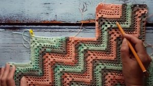 Топ Диагональ крючком, вырез горловины по переду. часть 8.