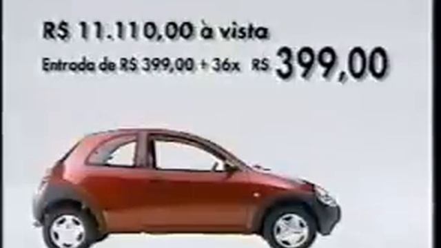PROPAGANDA COMERCIAL FORD KA 1997 BRASIL BRAZIL 5 смотреть онлайн