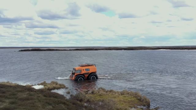Шерп на охоте. К озёрам через лесотундру. Как правильно перевернуть Шерп.