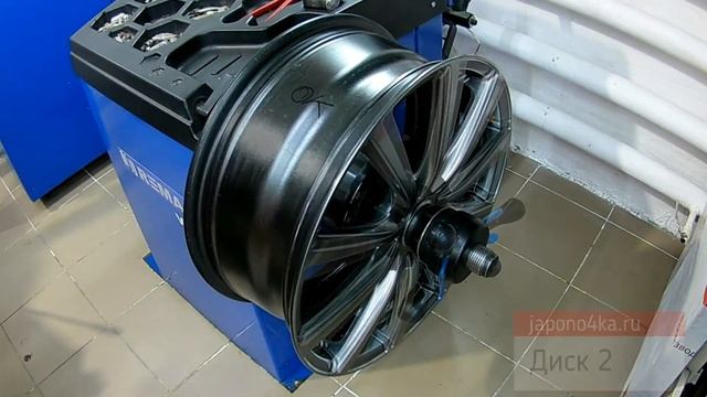 Проверка на балансировочном станке дисков Manaray Sport 17" смотреть онлайн