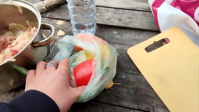 жарим шашлык и отдыхаем душой