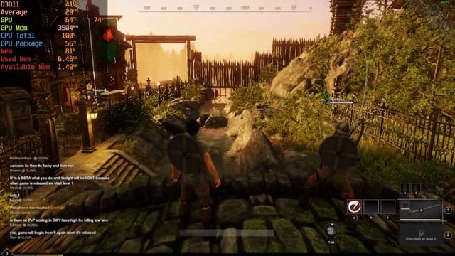 New World on GTX 1050Ti Core i3 6100 смотреть онлайн