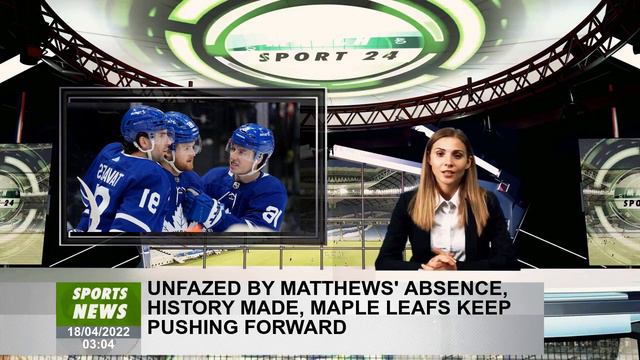 Not intimidated by Matthew's absence, making history, Maple Leafs move forward смотреть онлайн