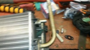 замена радиатора печки и перенос краника под капот ваз ( классика)