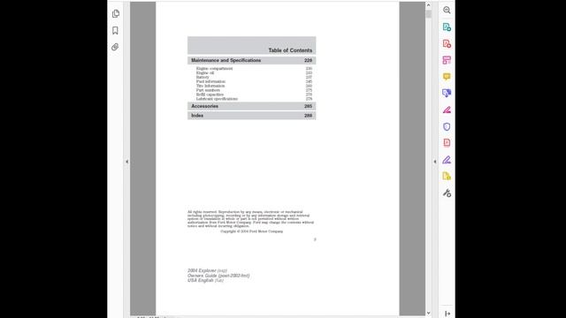 2004 Ford Explorer Owners Manual смотреть онлайн