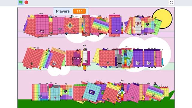 Numberblocks avoid the inflated with more death effects, you can tap a player to eliminate them, смотреть онлайн