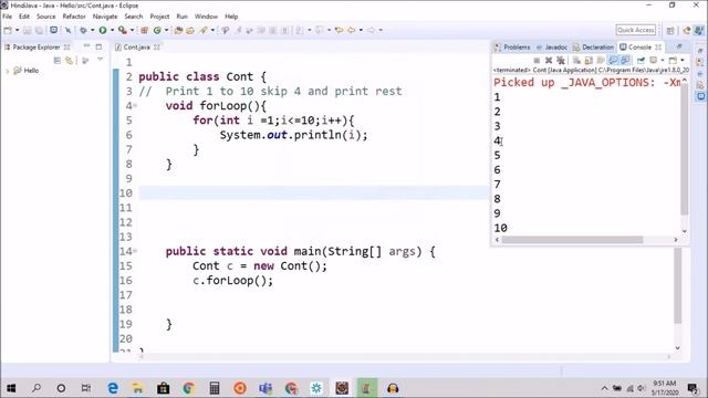 Continue Statement Tutorial | Java Tutorial for Beginners in Hindi смотреть онлайн