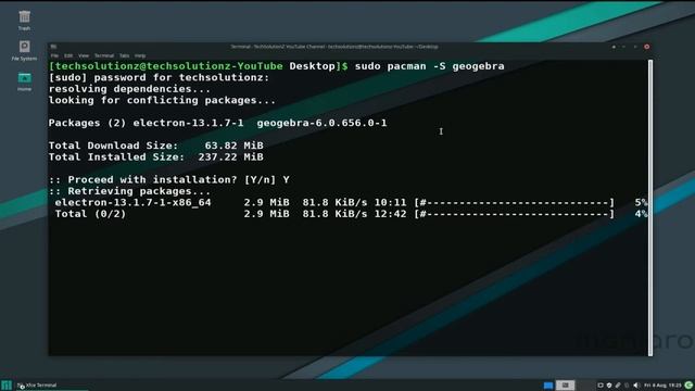 How to Install GeoGebra on Manjaro Linux | GeoGebra on Linux | GeoGebra Mathematics Software Linux смотреть онлайн