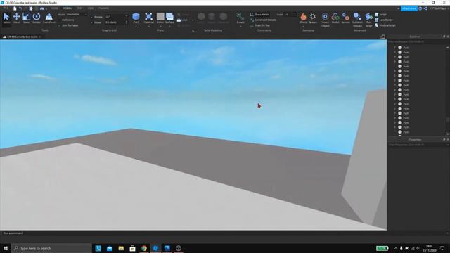 CR 90 Wall Making #2 | RBLX Studio смотреть онлайн
