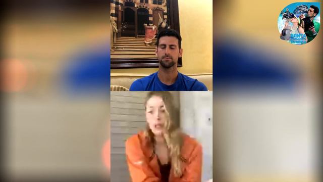 Новак Джокович и Мария Шарапова в эфире Instagram смотреть онлайн