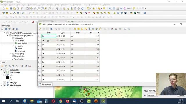 GeoPackage - ГИС-формат будущего, обзор формата и работа с ним в QGIS смотреть онлайн