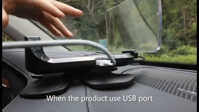 Unichip Universal HUD Head Up Display CarPlay AndroidAuto Device Via Plug And Play