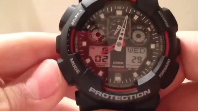 Casio G Shock GA100 1A41 смотреть онлайн