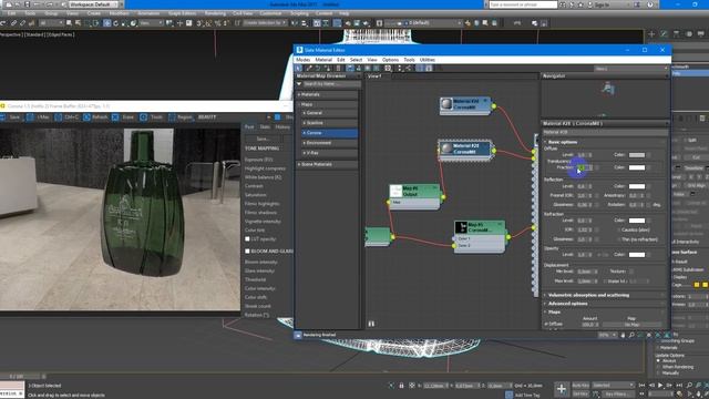 Сложные материалы в Corona Renderer | Layered mtl | Урок Гравированное стекло смотреть онлайн