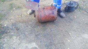 Как сделать печку для казана из газового баллона