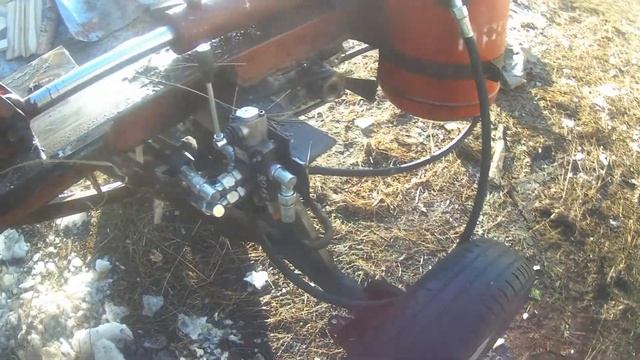 Дровокол гидравлический смотреть онлайн