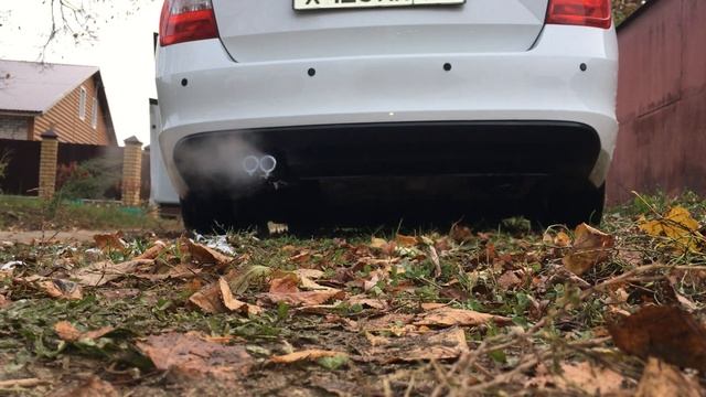 Skoda rapid выхлоп смотреть онлайн