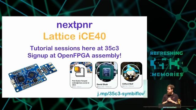 35C3 - SymbiFlow - Finally the GCC of FPGAs! - deutsche Übersetzung смотреть онлайн