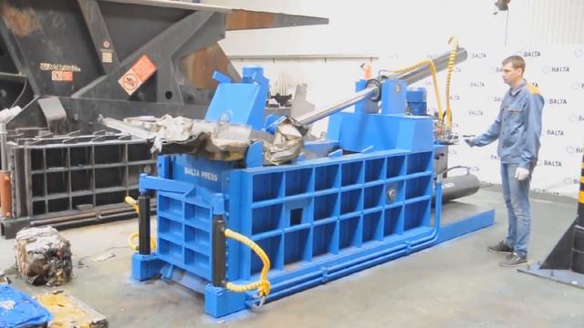 Пакетировочный пресс для прессования металлолома ПП-250 смотреть онлайн