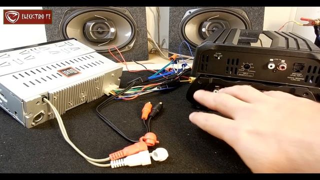 Como conectar estereo con 2 salidas RCA a amplificador de 4 o mas смотреть онлайн