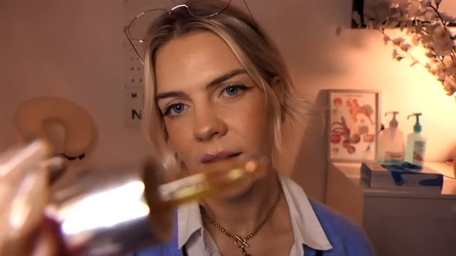 ASMR RP | 1h médecin check-up et test des 5 sens ?? binaural смотреть онлайн