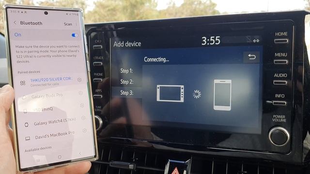 How to Connect an Android to Toyota Corolla 2021/2022 Via Bluetooth смотреть онлайн