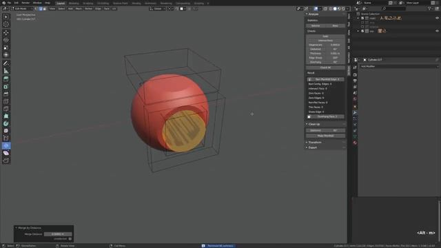 Boolean Operations: 10+ Non-manifold Fixes смотреть онлайн