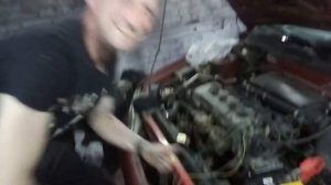 Ниссан примера Р11 Бензин  как вылечить коммутатор органами от ВАЗа .