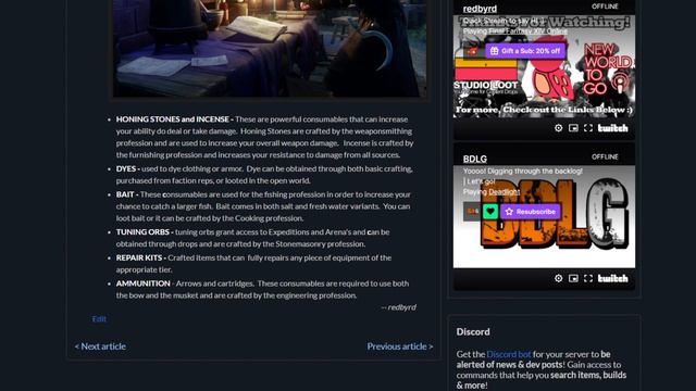 Consumables In New World | Food, Potions, Tuning Orbs, & More