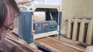 Как на рейсмусе обработать тонкие планки