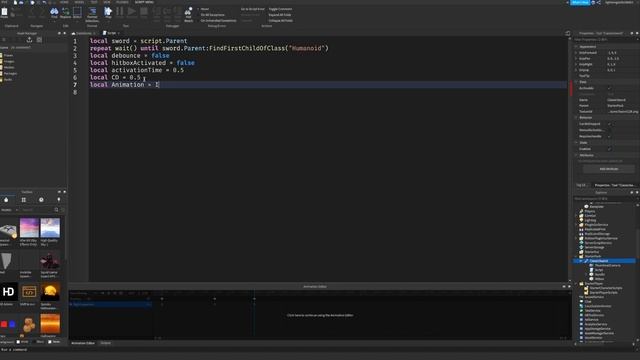 Roblox Studio: How to make a Animated Sword смотреть онлайн