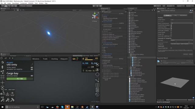 Celestial Command development stream - creating space station смотреть онлайн