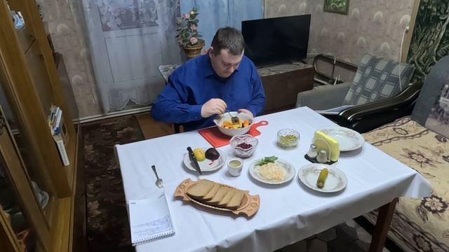 Винегрет с клюквой