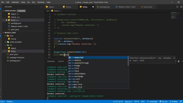 Mongo DB with Node.js part2 смотреть онлайн